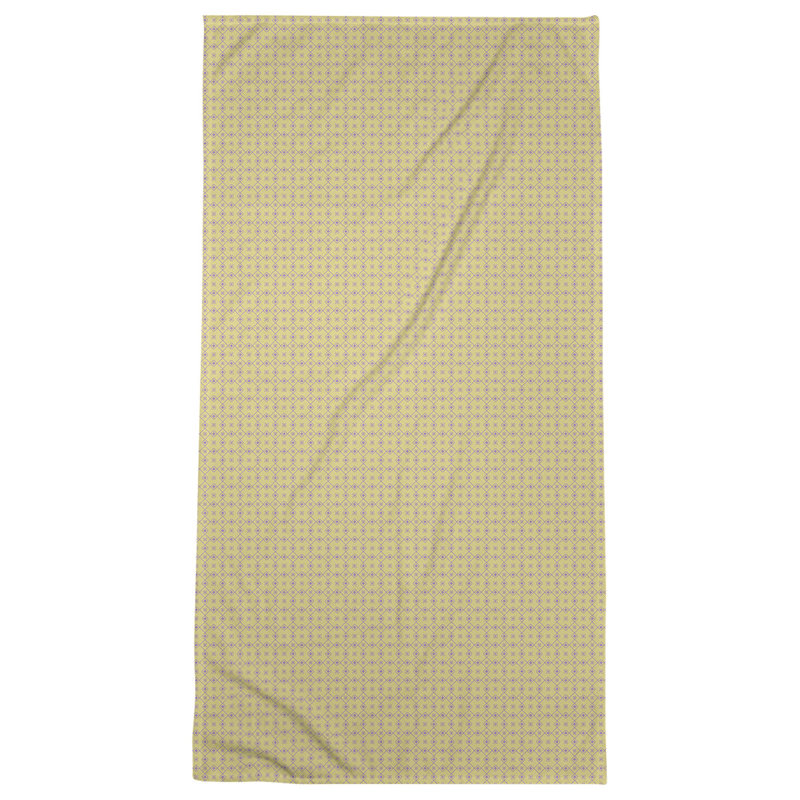 Katelyn Elizabeth Bath Towel, Yellow/Purple