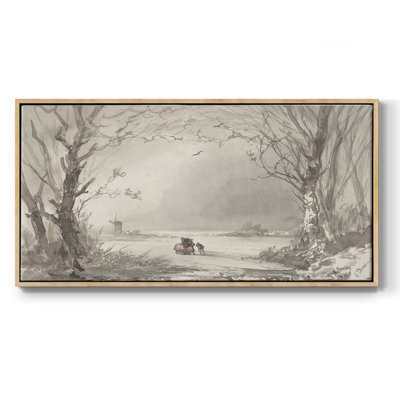 Série paysage - CCXCII - Toile tendue avec châssis, prête à accrocher