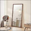 Miroir de plancher 70 po x 32 po pleine longueur doré avec cadre en polyuréthane, grand miroir mural ou incliné pour chambre à coucher, salon, entrée