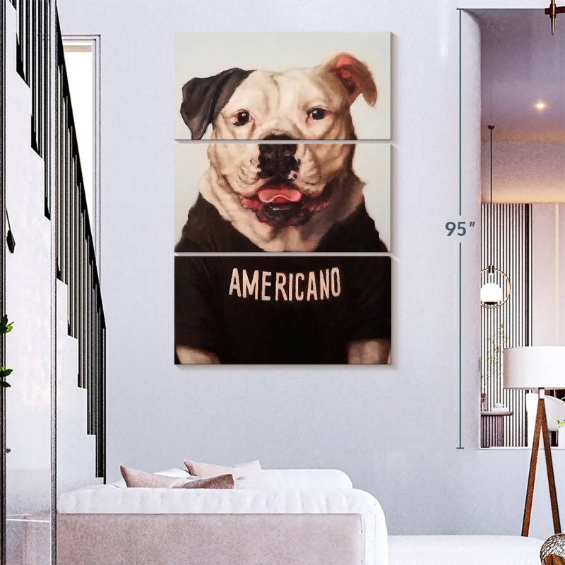 Brampt Americano, 74" H x 48" W