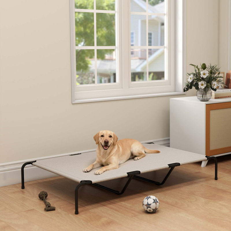 Lit pour chien d'extérieur Pawhut, Beige