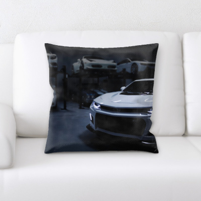 Microsuede Throw Pillow