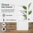 White Primed Solid Core 6-Panel Clear Glass Slab Door Suitable For Bathroom/Pantry-111605749