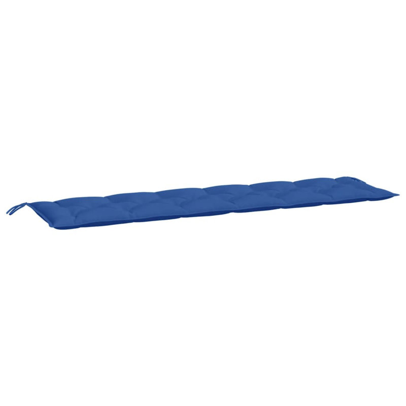Coussin de banc en tissu Oxford, Bleu, H 2,8 po x l 78,8 po x P 19,7 po