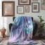 Pastel planète aquarelles - couverture Sherpa de qualité supérieure 1 pièce-101980529