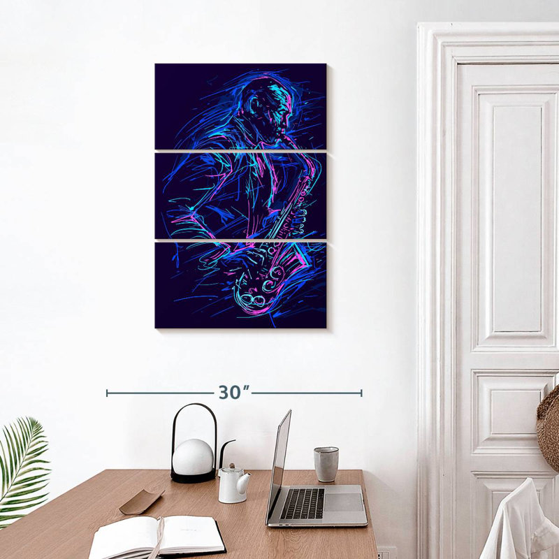 Abarca Abstract Jazz, 32" H x 20" W