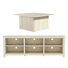 Keaton Modern 2 Piece Living Room Media And Coffee Table Set