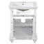 Meuble-lavabo autoportant 24 po avec lavabo et rangement polyvalent-133678033