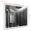 Miroir mural de salle de bain surdimensionné 60X40 pouces à DEL avec 3 modes de couleur et cadre en aluminium | Idée de cadeau