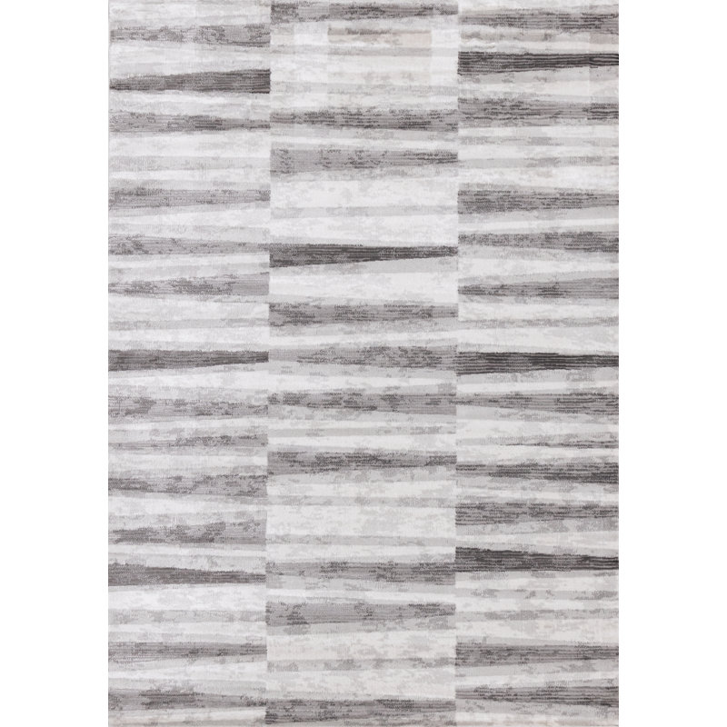 Earles Striped Indoor Rug, Rectangle 5'3" x 7'7"