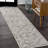 Shaemus Bohemian Medallion Low-Pile Machine-Washable Cream/Terra Rug-1960774415