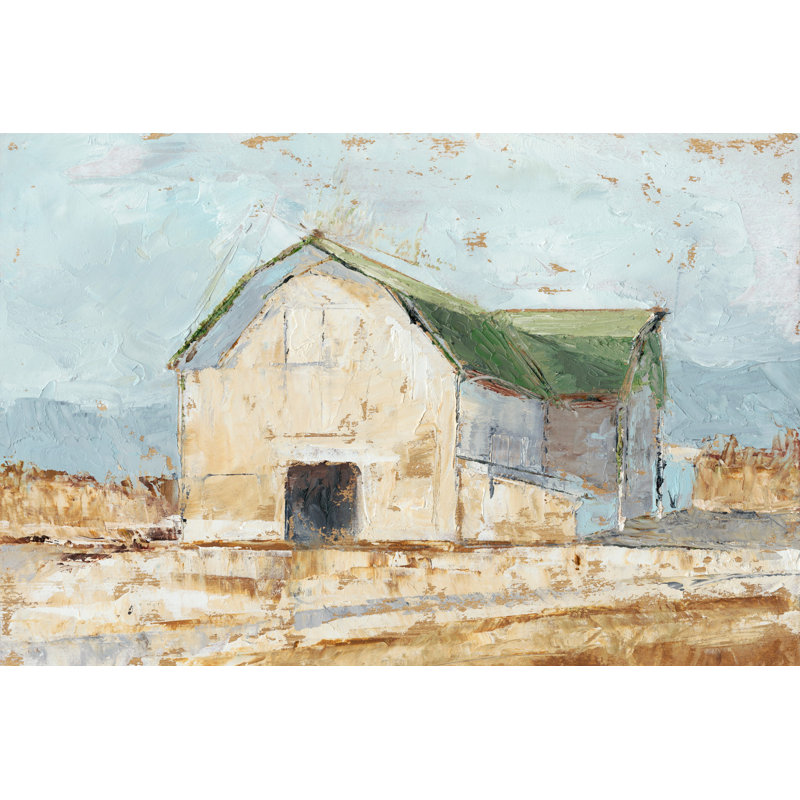 « blanchie grange iv », reproduction de peinture à l’acrylique sur toile tendue, H 20 po x l 30 po x P 1,5 po