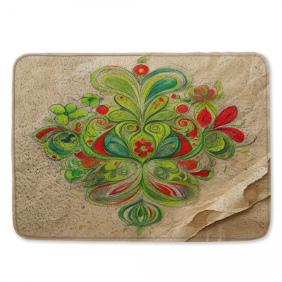 Tapis de bain Floral