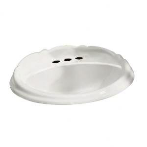 American Standard Reminiscence 18'' Ceramic Circular Bathroom Sink with Overflow