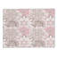 Tapis brun / rose en polyester tissé à la machine-140823122