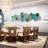 Metal 3d Wall Decoration For The Head Of The Sofa Bed Background Wall-563797238