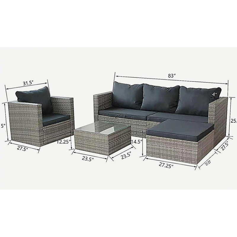 4 ensembles de patio