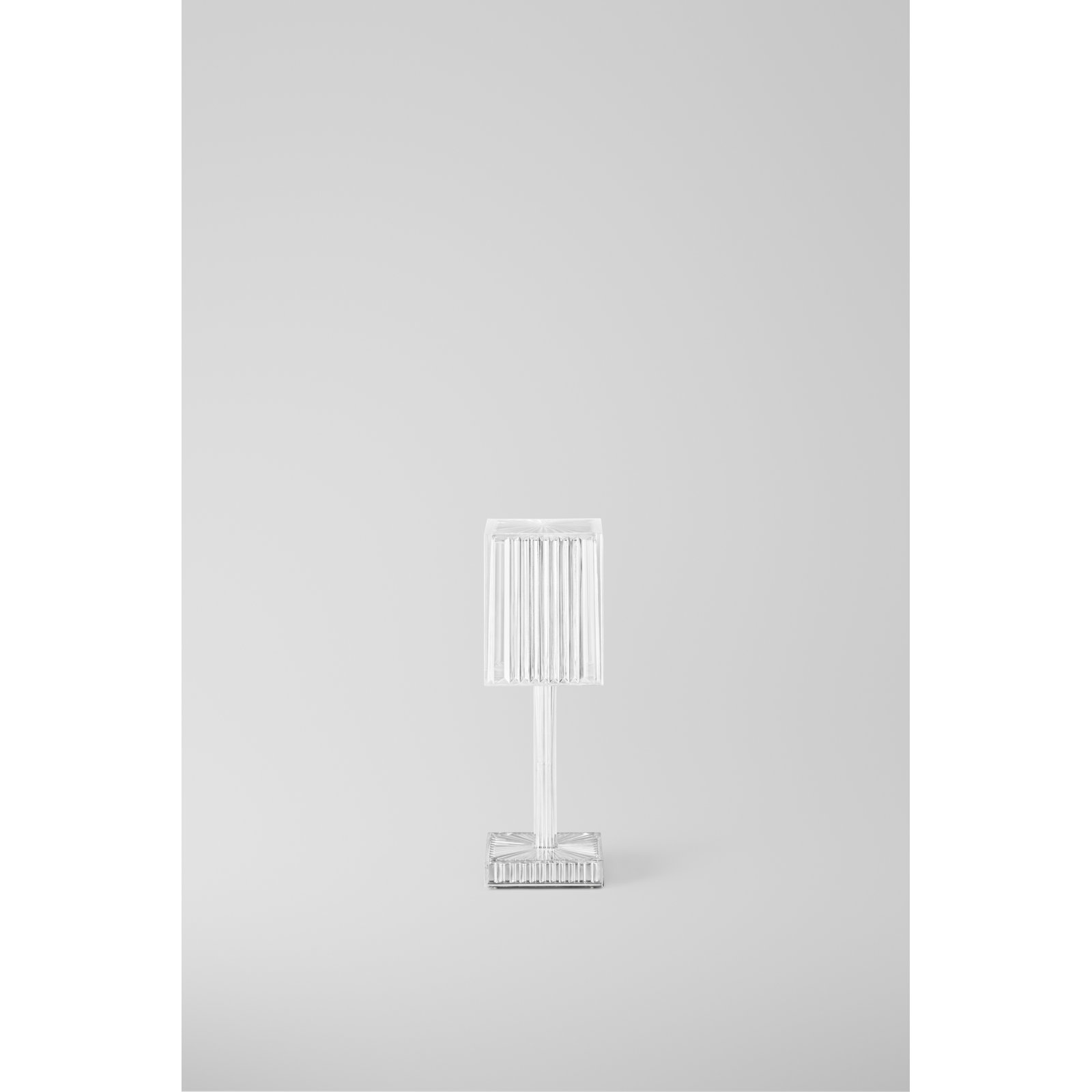 Gatsby Square Table Lamp, Cristal