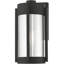 2 Light Outdoor Wall Lantern Pendant, Electrical Plated Smoke Glass Shade-101230963