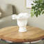 Joss & Main Ceramic Floral Inspired Abstract Vase With Linear Grooves-1523548209