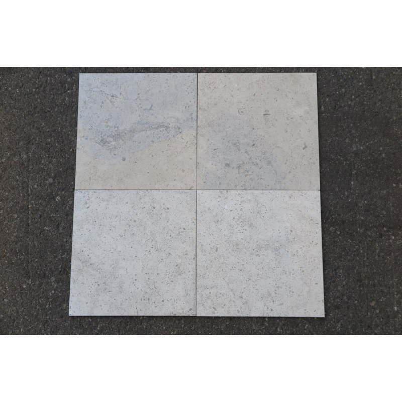 12" x 12" Limestone Stone Look Wall & Floor Tile, Gascoigne Blue Standard