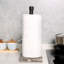 Metal and Wood Freestanding Paper Towel Holder-1924081483