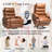Geier PU Upholstered Heated Massage Chair,Lift Assistance-1959664053