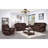 Campblin 87.4" Pillow Top Arm Reclining Sofa-1004113157