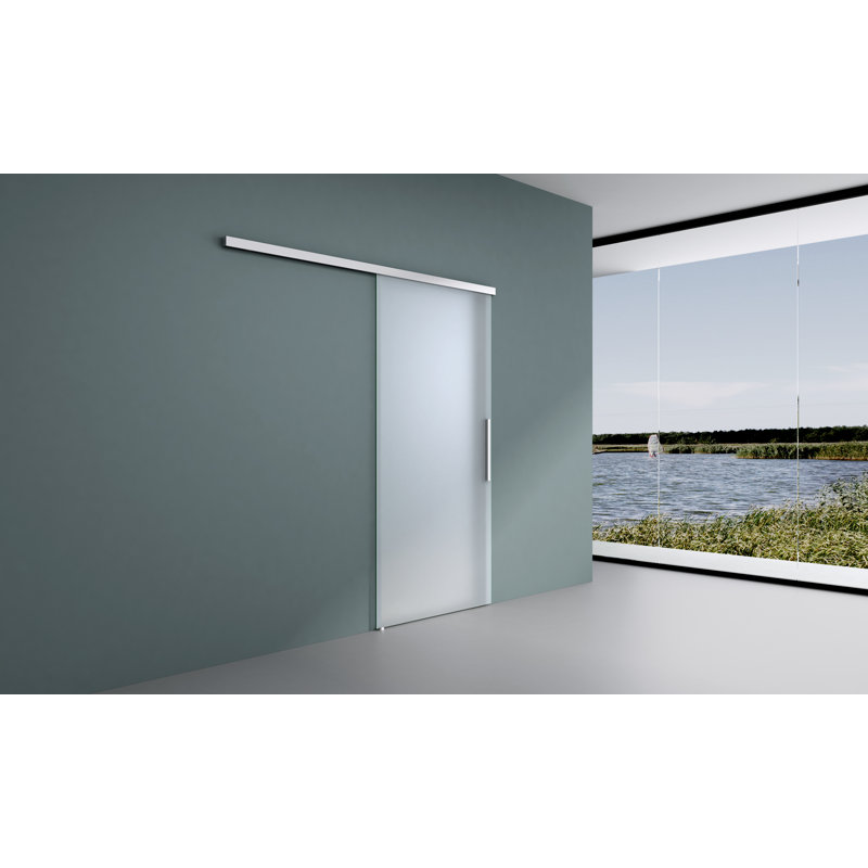 Durovin 1025mm internal Sliding Glass Door - Fully Frosted - Bar Handle - With Soft Close, 1025mm x 2050mm