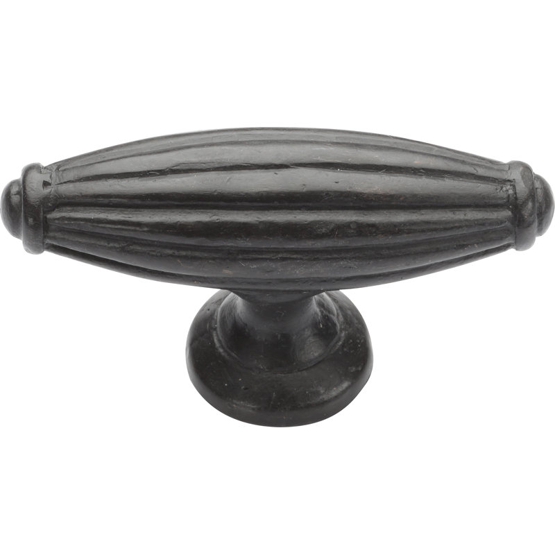Reeded Cabinet Pull, Dark Bronze