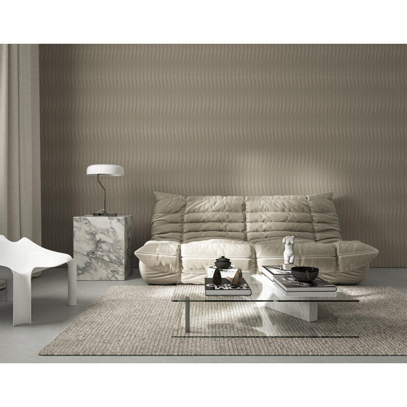 Kairos - Taupe Wallpaper by Sabrina Yvonne