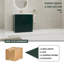 Lavabo de salle de bain autoportant en résine et 2 portes d'armoire à fermeture en douceur (emballage KD)-1503466436-1503466424
