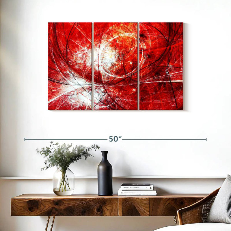 Avery Crimson Universe Abstract, H 24 po x l 38 po