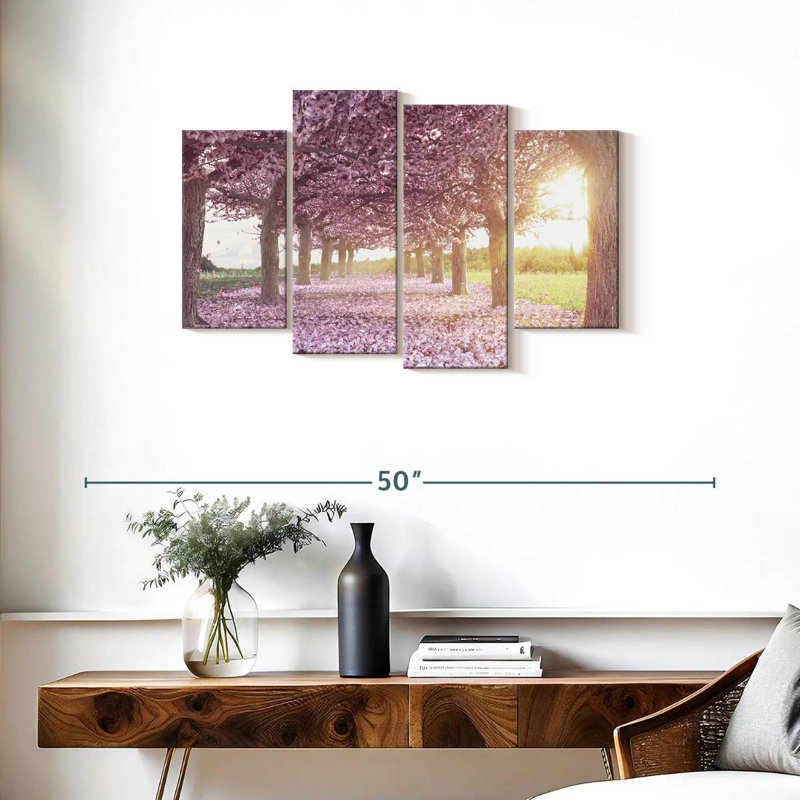 Harnek Cherry Blossom Morning, H 22 po x l 36 po