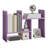 Adjustable Expandable Countertop Storage Shelf Matte Purple-2095220101