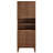 Render Tall Bathroom Storage Cabinet In Walnut-101179049
