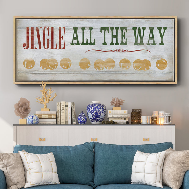 Toile encadrée «Jingle All the Way»