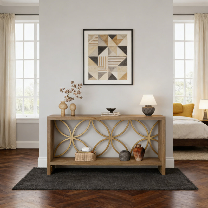 70.9" Farmhouse Console Table With 2-Tier Storage Shelf, Narrow Entryway Sofa Table With Metal Frame For Hallway, Living Room & Foyer
