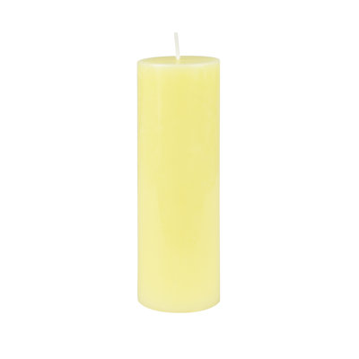 Bougie pilier ivoire 6 pouces