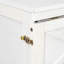 Grand lit escamotable avec grands tiroirs et USB, blanc brossé-419927617