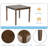 5- Piece Square Dining Set-17821275