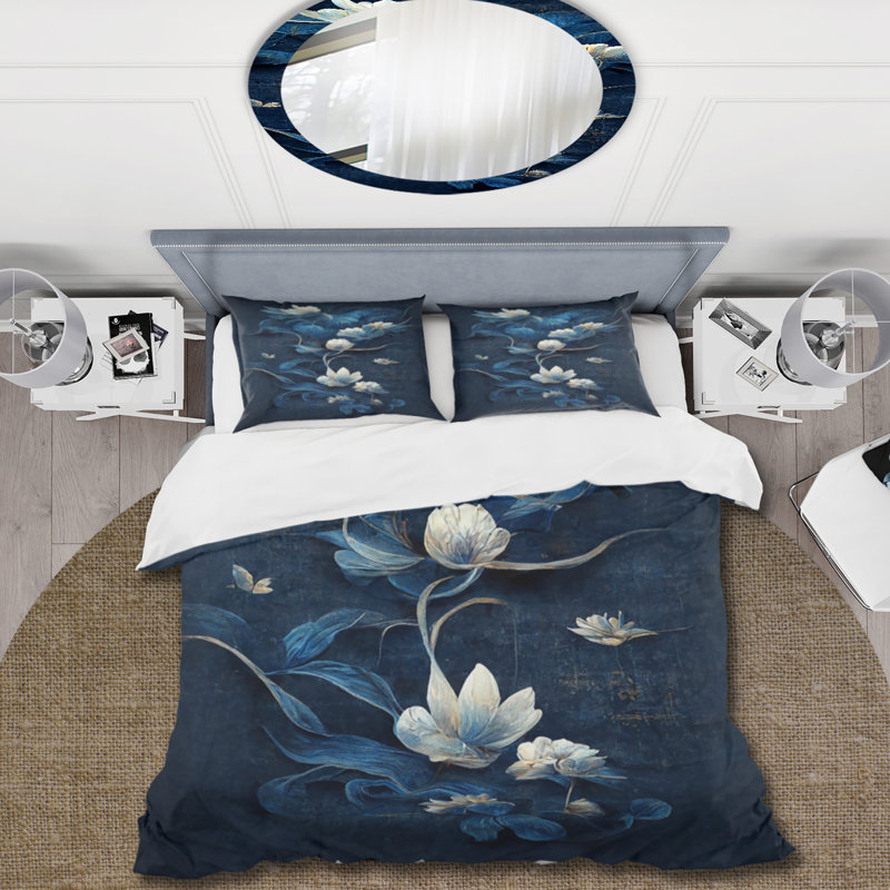 Ensemble de housse de couette en microfibre / polyester, Housse de couette pour très grand lit et 2 très