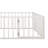 Diocles Metal Floor Bed Frame with Fence & Door-887592371-887592374