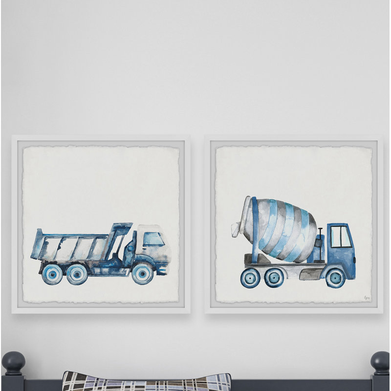 Saltash 2 Piece Wrapped Canvas Print, 30cm H x 61cm W