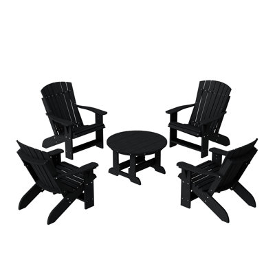 Ensemble de conversation de chaise Adirondack 5 pièces Heritage