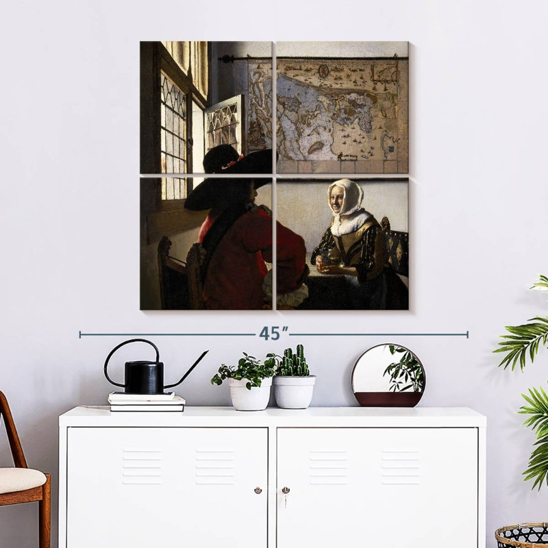 Leisha, agent et fille riante - 1657, H 32 po x l 32 po