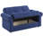 Collection Blue Bed With Storage Feature - Versatile For Living Room, Crafted Microfiber Function Home, Quality Materials