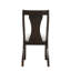 Chaise d'appoint en bois de châtaignier, brun