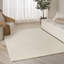 Pure Angles Outdoor Hand Tufted Abstract Area Rug in Ivory/Cream-590326637