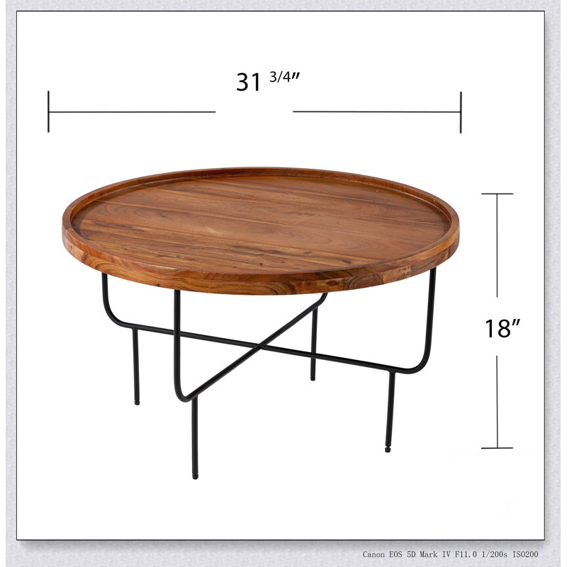 Marisdale Round Coffee Table Practical, modern design, high quality materials, living room centre